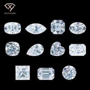 Pierres de moissanite taille princesse, couleur blanche, clarté VVS, pour bijoux DIY - Product Image 3
