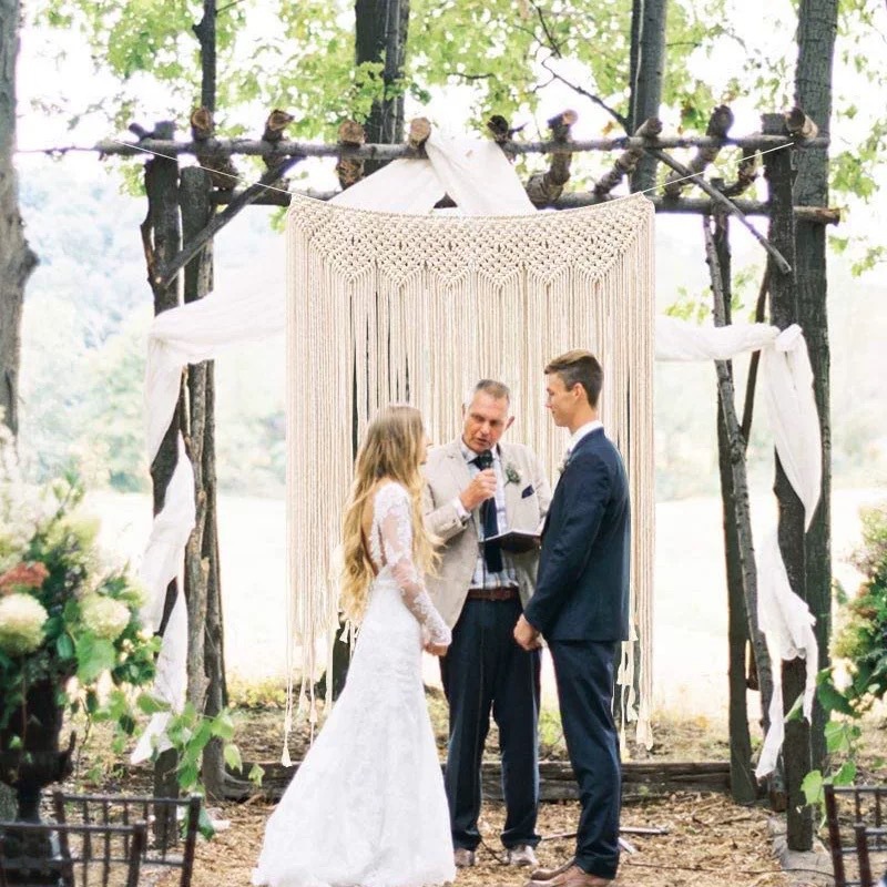 Nordic Decorative Woven Tapestry Hand-Woven Home Decoration Wall Bohemian Event Bohemian Wedding Backdrops