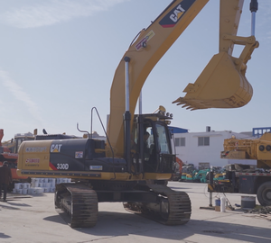 Excavatrices sur chenilles de taille moyenne Caterpillar 330D/329D/336D, 30 tonnes, d'occasion, avec moteur japonais d'origine, excellent état - Product Image 4