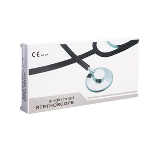 Estetoscopio de un Solo Cabezal Medco de 75 cm, Negro, para Enseñanza Médica y Diagnóstico, de Aleación de Aluminio y Tubo de PVC, MK01-100A - Product Image 3