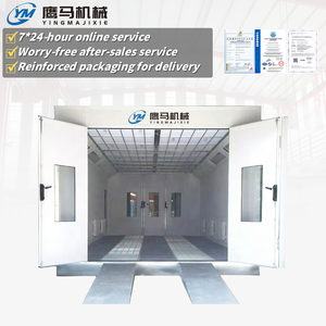 Cabine de peinture automobile robuste et durable à chauffage diesel, à performance stable, pour atelier de réparation de bus - Product Image 2