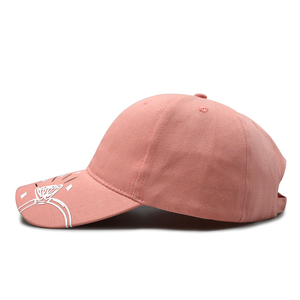 Gorra de Béisbol Personalizada <span class=keywords><strong>para</strong></span> Mujer, Moderna, 100% Algodón, Bonita, en Tonos Rosa y Verde, con Símbolo de Chica Bonita, <span class=keywords><strong>para</strong></span> Exteriores - Product Image 3