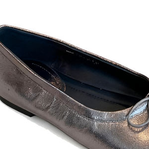 Di alta qualità carine <span class=keywords><strong>in</strong></span> pelle glitterata <span class=keywords><strong>con</strong></span> fiocco-nodo <span class=keywords><strong>ballerine</strong></span> da donna comfort Slip-on ripiegate scarpe piatte da donna - Product Image 4