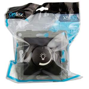 Regulador LED empotrable con diseño en grafito, control de luminosidad, ideal para entornos modernos y ahorro de energía. - Product Image 2