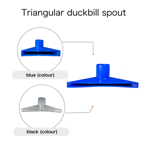 ช่องเก็บตุ่นปากเป็ดสามเหลี่ยมเติมอากาศประสิทธิภาพสูงออกแบบมาสำหรับถังอาหารทะเลเพื่อสร้าง<span class=keywords><strong>การ</strong></span>ไหลที่กว้างและป้องกันการกระเด็น - Product Image 2