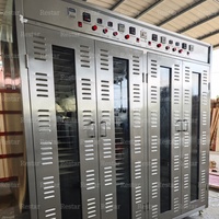 Séchoir à plateaux automatique en acier inoxydable grande capacité pour fruits, herbes, viande, saucisses et légumes