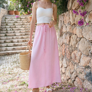 <span class=keywords><strong>Jupe</strong></span> <span class=keywords><strong>longue</strong></span> d'été élégante Enyami pour femme 2026 – Taille haute, idéale pour cocktail, <span class=keywords><strong>mariage</strong></span> ou invitée – <span class=keywords><strong>Jupe</strong></span> évasée mi-<span class=keywords><strong>longue</strong></span> coupe trapèze - Product Image 6