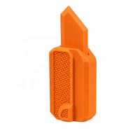 Couteau Fidget Toy Radish à gravité imprimé en 3D, lame rétractable en plastique, anti-stress, en PLA sûr, jouet de bureau