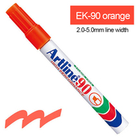 Marqueurs à pointe carrée Artline Original Factory EK-90, ensembles multicolores, stylos de haute qualité
