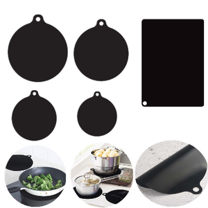 Utensilios de Cocina, Tapete de Silicona para Cocina de Inducción, Tapete Protector Antideslizante de Silicona para Placa de Inducción - Product Image 1
