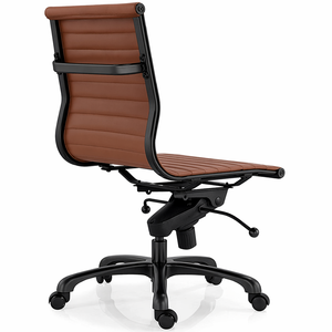 Synthetic Leather Modern Armless <strong>Office</strong> <strong>Chair</strong> No <strong>Arms</strong> for Hotel Use RF-S075W - Product Image 3