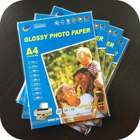 Papier Photo Jet d'Encre Brillant de Haute Qualité A3 A4, 115g 135g 180g 200g 230g, en Gros Usine pour Imprimantes Jet d'Encre