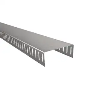 3-5/8英寸干墙框架镀锌金属螺柱和轨道开槽钢型材，用于隔板和天花板