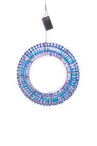 Luxury Iridescent Round Plastic/Metal <b>Wreath</b> Christmas Tree Decorations Indoor <b>Outdoor</b> Treesmas Sale - Product Image 2