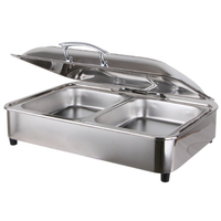 Großhandel BrightDay HW143 Edelstahl 201 Umweltfreundlicher Klappbarer Chafing Dish Buffet Catering Speisenwärmer für Hotel und Restaurant