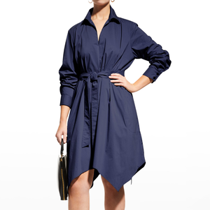 Vestido Largo Casual de Verano, Elegante, de Algodón, Estilo Pañuelo, Talla Grande - Product Image 3