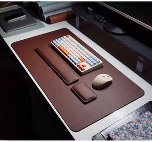 PU Leather <strong>Gaming</strong> <strong>Desk</strong> <strong>Mat</strong> with Scratch Proof Waterproof Wrist Guard Three-Piece Memory Foam Hand Rest Set for Office Home Use - Product Image 4