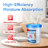 Déshumidificateur en seau de chlorure de calcium OEM/ODM personnalisé, anti-fuite, anti-moisissure, pour placard, vente en gros
