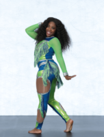 Costume de majorette sexy pour spectacle de danse, tenue de danse pour filles, uniforme de majorette de jazz avec cape