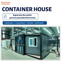 ODM/OEM CEYU Mini Maison Préfabriquée Pliable et Extensible de 20FT 40FT, Conteneur Modulaire avec Salle de Bain et Cuisine