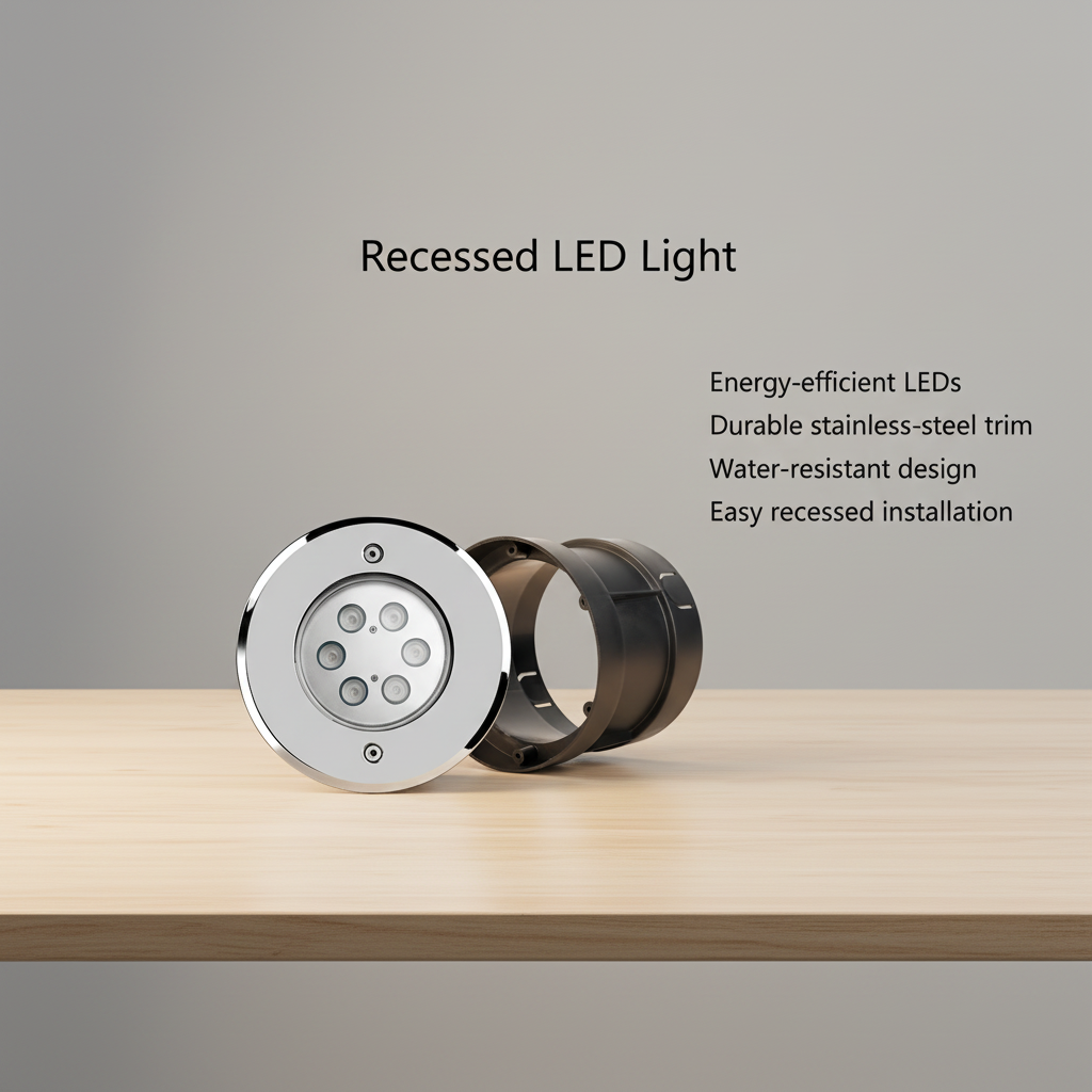 Stainless Steel Waterproof Remote Control LED Light Pool Feature for Swimming Pool