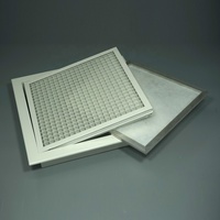 Grille de ventilation en aluminium de haute qualité, à vente chaude, conçue pour l'air de retour avec filtre, noyaux amovibles ou à charnières (EG-D)