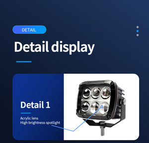 15W LED projecteur de sécurité bleu rouge lumière nouvelle grue portique élevé aérien pendentif lumière grand piéton limite avertissement pendentif - Product Image 5