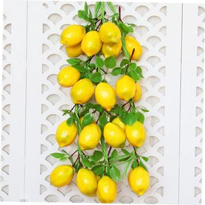 Guirlande de citrons artificiels pour décoration de maison, fête, mariage, ferme - Product Image 5
