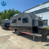 Caravane compacte Honlu, fabrication de caravanes, camping-car, remorque de camping avec cuisine entièrement équipée, caravane à vendre aux États-Unis
