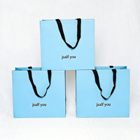 Sac cadeau personnalisé en papier recyclé couleur ivoire, sac de shopping de luxe beige crème avec poignée en ruban, recyclable, pour usage artisanal, logo personnalisé