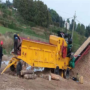 ZPWMD <b>Wood</b> Chipper Shredder <b>Wood</b> <b>Crusher</b> 15t/h Capacity 380mm Diameter Weichai Engine 160000W 380V - Product Image 2