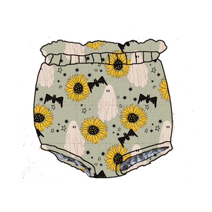Shorts Bloomers pour Bébés Filles à Taille Haute, Personnalisables OEM, Motif Halloween - Product Image 6