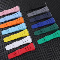 Le dernier bracelet en caoutchouc fluoré de luxe haut de gamme 35-02, modèle aileron de requin, avec option de personnalisation