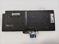 Teclado para Portátil HK-HHT para Dell Latitude 5320 5330 7320 7330, Teclado para Portátil del Reino Unido con Retroiluminación LED y Interruptores Negros