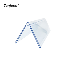 Transparent plastique Pvc auto-adhésif plat magasin extrudé bande de données supermarché prix porte-étiquette étagère étiquette de prix