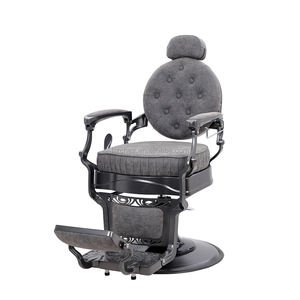 Ghế cắt tóc cổ điển, chân mạ crôm, bọc da tổng hợp dành cho Spa, Salon làm đẹp - Product Image 5