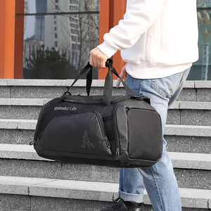 Latest Fashion Lightweight Zipper Closure Letter Pattern Handbag Large Capacity Waterproof Boarding Bag for Students Travel - Product Image 5