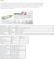 E01-ML01DP5 modul Transceiver RF nirkabel PA PA LNA RF 2.4GHz