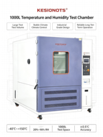 Chambre de température et d'humidité constantes de 1000 L pour équipement de laboratoire avec protection IP65, garantie 1 an