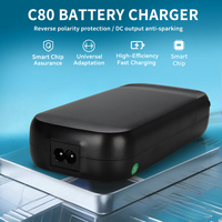 Chargeur de batterie rapide à vente chaude Lipo 12V 24V 36V 48V Alimentation Ebike Planche à roulettes électrique Chargeur de batterie au lithium avec CE Rohs