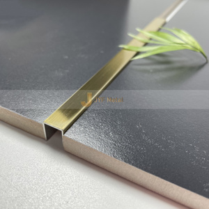 Perfil de Acero Inoxidable en Forma de U de Alta Calidad SS 304, Resistente al Agua, para Revestimiento de Azulejos en Paredes de Apartamentos - Product Image 4