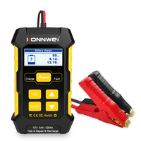 KONNWEI KW510 12V Testeur de Batterie de Voiture avec Chargeur et Fonction de Réparation, Désulfateur de Batterie