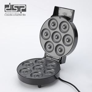 Máquina para Hacer Donas KC1366 de 1000 W, Hace 7 Donas de 55 mm, Antiadherente, Control Automático de Temperatura, Protección contra Sobrecalentamiento, Mango Resistente al Calor - Product Image 3