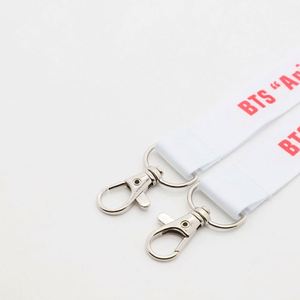 Custom Printed Eco-Friendly Soft <b>Polyester</b> <b>Lanyards</b> Keychain Fan Merchandise Neck Strap K-Pop Concert Event ID Card Holder - Product Image 2