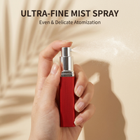 Atomiseur de parfum portable en aluminium vide personnalisé de 8 ml et 10 ml, flacon de parfum de poche rechargeable à brume fine - MOQ 5000 pièces