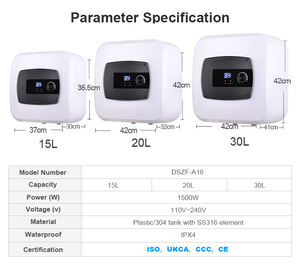 Offre Spéciale <span class=keywords><strong>chauffe</strong></span>-<span class=keywords><strong>eau</strong></span> <span class=keywords><strong>électrique</strong></span> automatique 30L pour <span class=keywords><strong>l</strong></span>'extérieur et le ménage pour les hôtels capacité du réservoir en plastique stockage Squarei - Product Image 5