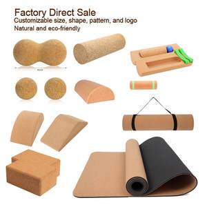 Groothandel Eco Vriendelijke 4*6*9 Natuurlijke 100% Custom Logo Hoge Dichtheid 3*6*9 Inch kurk Yoga Blok - Product Image 2