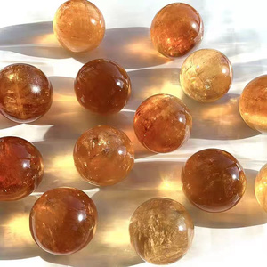 Boule de cristal naturelle de haute qualité, boule de cristal <span class=keywords><strong>orange</strong></span>, boule de <span class=keywords><strong>calcite</strong></span> miel, cadeau artisanal, ornement, décoration de la maison - Product Image 2