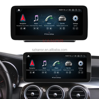 Radio Estéreo para Auto con GPS Android 14 de 12.3 Pulgadas y 720p para Mercedes Benz Clase C W204 C180 C200 C250, Actualización de Pantalla de Unidad Principal