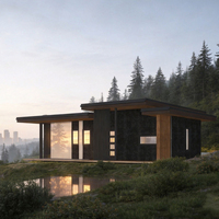 Kit de maisonnette préfabriquée en bois à haute valeur R, écoénergétique, pour villa, studio de jardin, ADU, Airbnb ou maisonnette d'hôtes